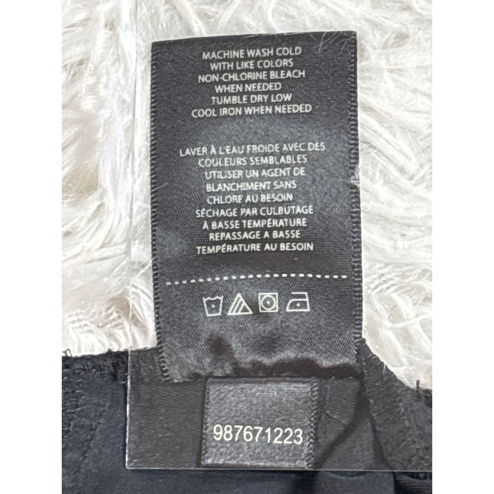 CSG Mens Black Cargo Pants Elastic Waist Cotton Nylon Utility Trousers Size L - Picture 5 of 10